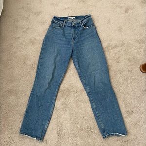 Abercrombie Curve Love 90s Straight Ultra High Rise jeans